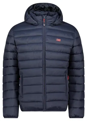 Zdjęcie produktu dla Bluza z kapturem Geographical Norway Amigo, kolor niebieski, duży rozmiar