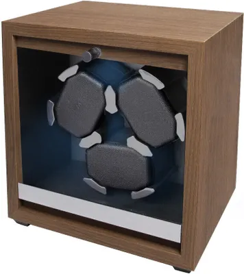 Produktbild von Olvy Uhrenbeweger für 3 Uhren, LED-Beleuchtung, Watchwinder Box Holz, Extrem Leiser Mabuchi Motor, Flexiblem Uhrenkissen, Watch Winder