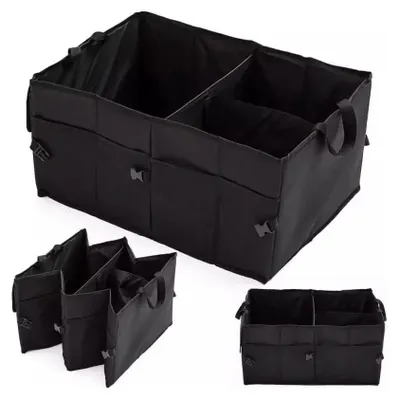 Immagine prodotto di Organizer multifunzionale e pieghevole per il bagagliaio dell'auto.