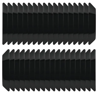 36 Antirutsch-Pads 130 mm für Teppiche, waschbar, für glatte Böden