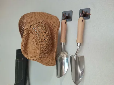 Produktbild von Selbstklebende Handtuchhaken - Wandhaken für Badezimmer, Küche, Büro - 6 Stück - Schwarz - Edelstahl