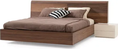 Produktbild von Luxus Schlafzimmer Bett Doppel Betten Design Möbel 180x200 braun Hotel