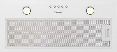 Produktbild von Globalo Delico 60.1 Bílá stříška | Odsávací kapota s filtrem | Podstavná kapota Vestavná kapota Ventilátorový modul