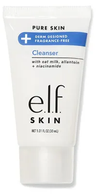 Imagen del producto de e.l.f. Pure Skin Cleanser - Formato pequeño: Limpiador facial suave