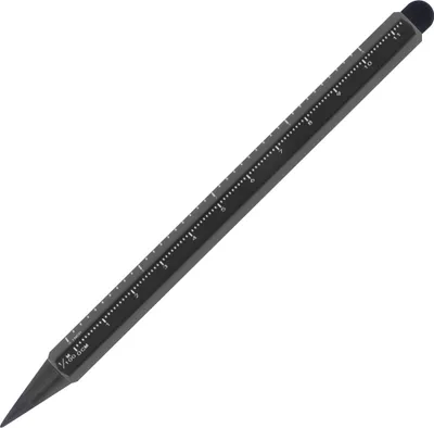 Produktbild von Tintenloser Touchpen Lineal Kugelschreiber / Farbe: schwarz