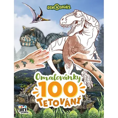 Produktbild von Malbücher und 100 Tattoos Dinosaurier