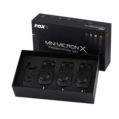 Produktbild von Fox Fishing Mini Micron X 3+1 Blau-Grün-Orange-Rot Bissanzeiger