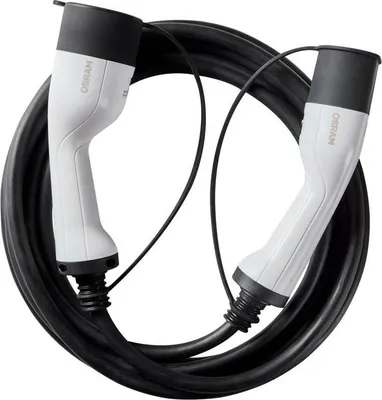 Image de Câble de charge véhicules électriques 16A 3 phases type 2 5m câble de charge OSRAM OCC21P05