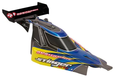 Produktbild von Robitronic Buggy Karosse - Gelb / Blau