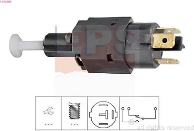 Produktbild von EPS Bremslichtschalter 1.810.082 für OPEL Astra G CC (T98) mechanisch
