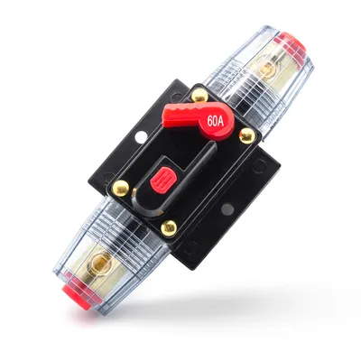 Produktbild von 60A KFZ Sicherung Automat Halter Sicherungsautomat Sicherungshalter 12V/24V