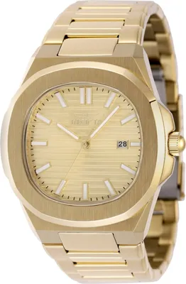 Produktbild von Invicta Speedway 48520 Herren Uhr - Quartz Bewegung - Edelstahl mit Goldenem Zifferblatt - 41 mm