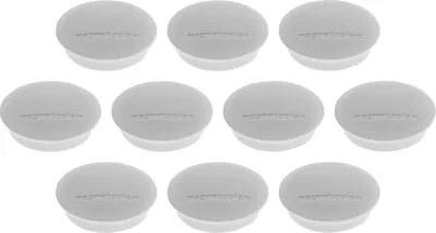Produktbild von Magnet Discofix Junior 1662101 34mm grau 10 Stück Packung mit 30 Stück