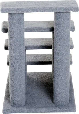 Produktbild von Pawhut PawHut Tiertreppe, Katzentreppe, Hundetreppe, Treppe für Katzen und Hunde, 4 Stufen, beige, 63,5 x 43 x 60 cm D30-006