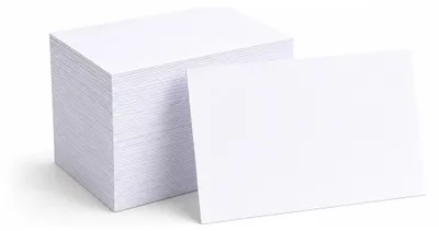200 Blanko-Karten, 85 x 55 mm, Bastelpapier, Lernkarten