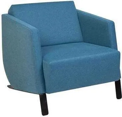 Produktbild von r Blauer Sessel Designer Wohnzimmer Einsintzer Komfortsessel