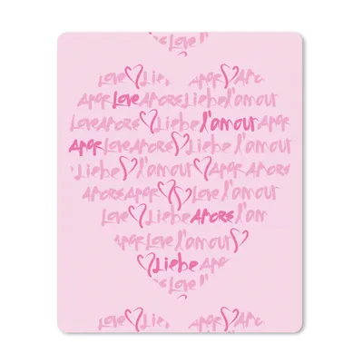Produktbild von MuchoWow® Mauspad Mousepad Valentinstag - Liebe 30x40 cm - Mousepads - Maus Mat - Pad - Mausunterlage - Mausmatten