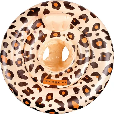 Produktbild von Swim Essentials Babyschwimmer - Aufblasbarer Babyschwimmsitz Design Leopard Beige