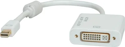 Produktbild von ROLINE 4K Mini DisplayPort-DVI Adapter, Mini DP ST - DVI BU