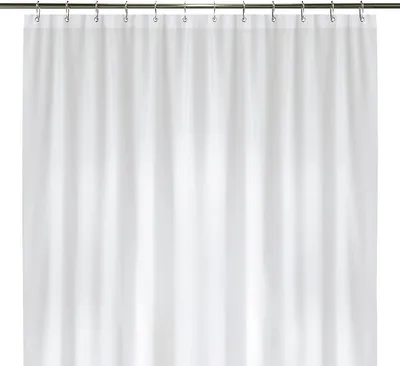 Produktbild von LiBa Duschvorhang 183 x 213 cm Textil aus Polyester Stoff, Anti-Schimmel Dusch Vorhang Wasserdicht