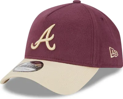 Produktbild von New Era A-Frame 9Forty Cap MOLESKIN Atlanta Braves maroon