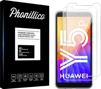 Image de Verre trempé pour Huawei Y5P [2 pièces] Protection d'écran Screen Protector Film Anti-Rayures Glas Resistant Phonillico®