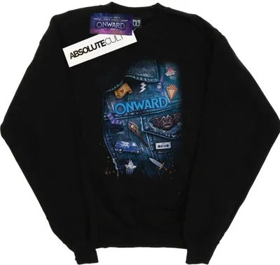 Produktbild von Disney - "Onward" Sweatshirt für Herren BI49269 (4XL) (Schwarz)