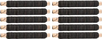 Produktbild von Novatool 10x Wickeldraht I geglüht I 0,65 mm I Draht I Basteldraht Floristendraht Blumendraht Bindedraht Biegedraht drehbinder rostfrei strohblumennadeln