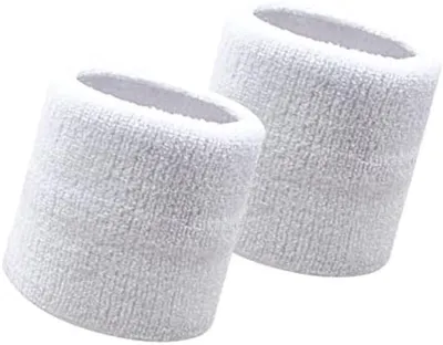 Produktbild von PolkaHome® Sport Schweißbänder Set – 2 Stück Stirnbänder für Fitness, Basketball, Tennis, Gym – weich, atmungsaktiv, schweißabsorbierend