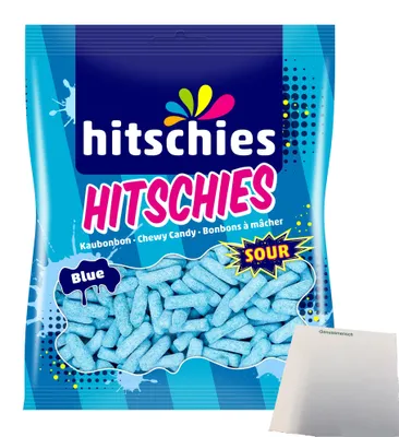 Produktbild von Hitschies Sour Blue (140g Beutel) + usy Block