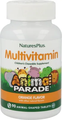 Produktbild von Natures Plus Animal Parade Multivitamin Orange - 90 Lutschtabletten