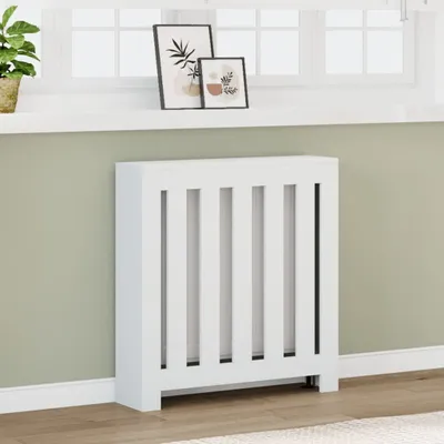 Zdjęcie produktu dla vidaXL Panele grzejnikowe białe 78x20x82 cm materiał drewnopochodny
