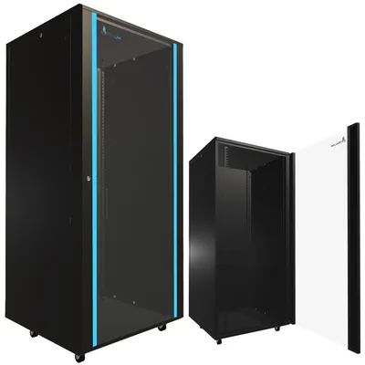 Productafbeelding van Extralink 37U Netwerkkast 800 x 800 mm, Zwart, Vrijstaand, 19-inch Serverkast