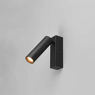 Productafbeelding van Slanke led wandspot Ambala zwart
