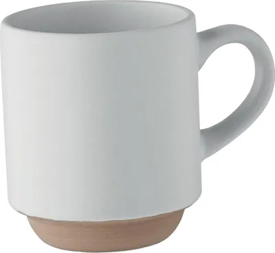 Image de MidOcean - Tasse à café "Cerack", Empilable, Céramique, 170 ml MO254 (Taille unique) (Blanc)