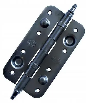 Produktbild von AMIG Türband Antywyważeniowy Schwarz 150x82x3mm Stahl