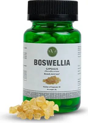 Produktbild von Vanan Boswellia Kapseln - Ayurvedische Formel für gesunde Knochen und Gelenke - 60 Stück