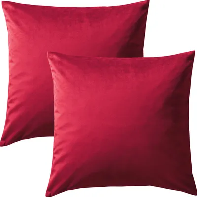 Produktbild von REDBEST Kissenhülle Kingsville" im 2er-Pack rot 50x50 cm"