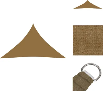 Obrázok produktu pre vidaXL Markíza 160 g/m² Taupe 5x5x6 m HDPE - Slnečníky a tienidlá