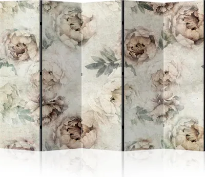 Immagine prodotto di LUMASOUL Paravento Monofacciale, paravento divisorio per interni, Motivo floreale, 225x172 cm