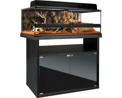 Produktbild von Terrarienkombination EXO TERRA inkl. Compact-Top, Unterschrank 90 x 45 x 110,5 cm schwarz