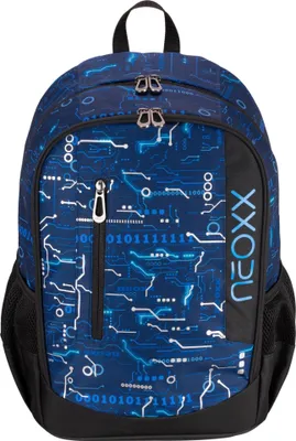 Immagine prodotto di neoxx zaino della scuola con scomparto per laptop Flow School Backpack Next Level blu scuro