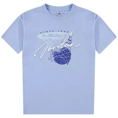 Produktbild von T-Shirt Jordan Camiseta Niña/Niño Jordan JDB Classics Hoop Graphic  "Aluminium" für Mädchen