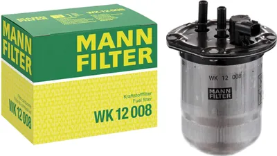 Produktbild von Kraftstofffilter MANN-FILTER WK 12 008 für DACIA DUSTER Leitungsfilter