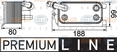 Produktbild von Ölkühler, Automatikgetriebe