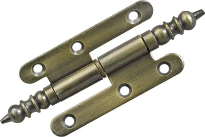 Produktbild von Hettich Türband mit Zierkopf 45 x 80 mm rechts brüniert - 1 Stück