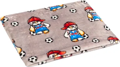Immagine prodotto di Coperta per neonati ELLA - 75x100 cm - Grigio,Blu,Rosso