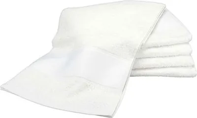 Produktbild von A&R 703.50 | PrintMe Sport Towel / 30 x 140 cm - Farbe: White - Größe: 30 x 140 cm