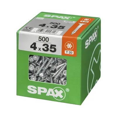 Produktbild von Spax Universalschrauben 4.0 x 35 mm TX 20 - 500 Stk.