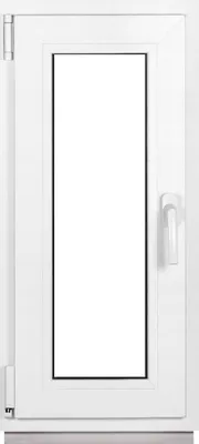 Produktbild von Framex Kellerfenster Fenster Kunststofffenster Weiß Breite x Höhe 40 x 90 cm (400 x 900 mm) 2fach (32 mm) Dreh Kipp DIN Links - Premium
